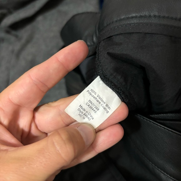 J. Crew black faux leather straight leg pants 29 nwt - Picture 4 of 4